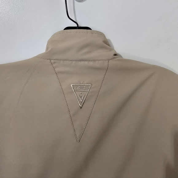 Scottevest Men's RFID Travel Vest Beige Medium Outdoor Pockets - Picture 4 of 14